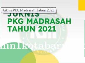 Juknis PKG (Penilaian Kinerja Guru) Madrasah Tahun 2021